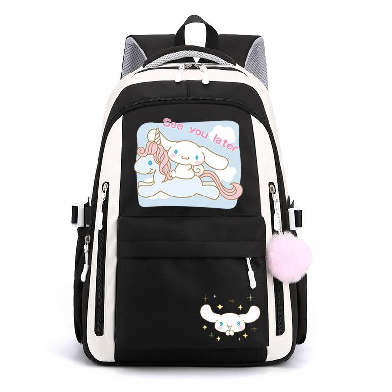 Mignon Xiaoqing Dessin Animé Chiot Périphérique Impression Sac d'École pour Enfants, Sac à Dos de Loisirs pour Élèves du Primaire et du Secondaire