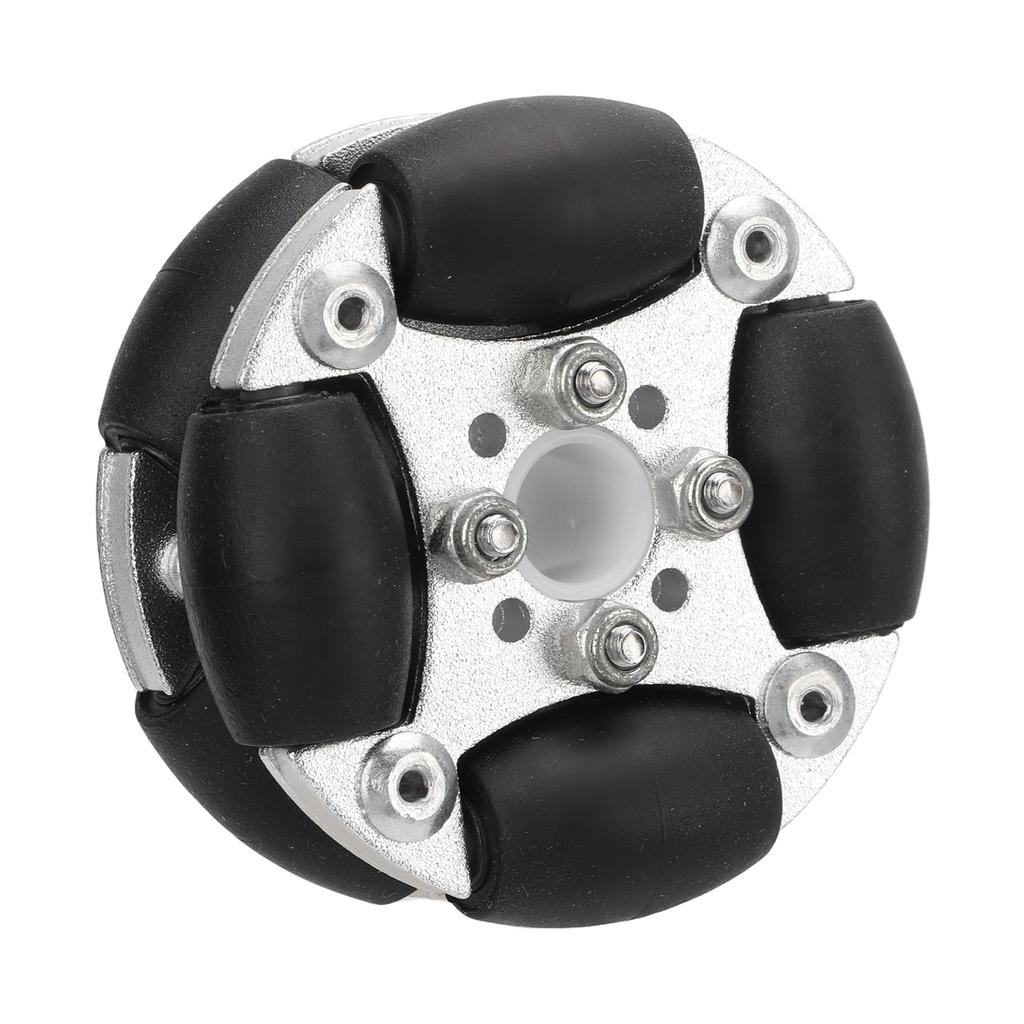 48mm Double Aluminum Alloy Omni Directional Wheel Loading 3kg for Robotic Competition
