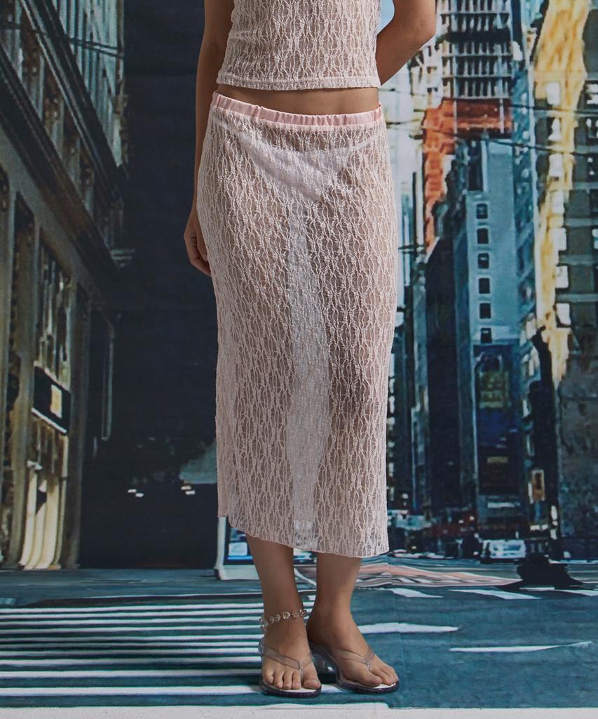 Geiteuliseu Jacquard Lace Skirt