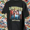 Loverboy Get Lucky Tour Cotton Adult T Shirt Mc973