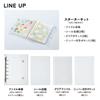 KOKUYO Collection File Sticker Book Starter Kit A6 Transparent GFU-HB101ST