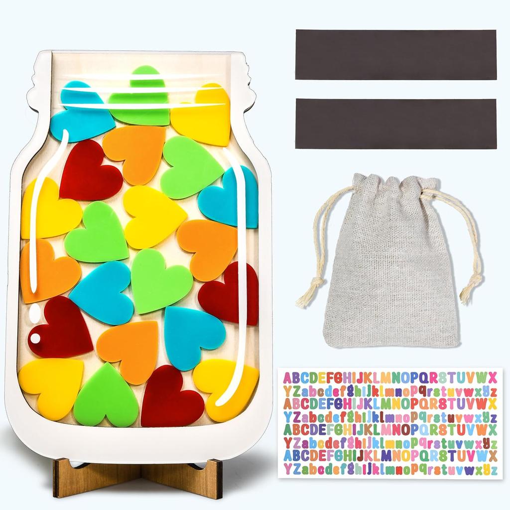 Magnetic Reward Jar for Classroom & Kids - Star Jar Incentive System, Potty Training Chart with Tokens, Behavior Management Tool, Boys & Girls