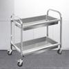 Yunshen 2-Tier Commercial Stainless Steel Service Cart