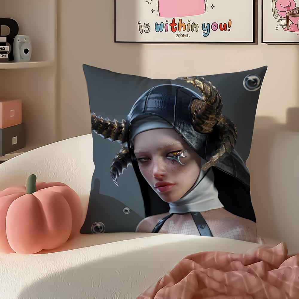 

Heavy Metal British Band BBring Me the HHorizon Cushion Cover Pillowcase Short Plush Invisible zipper Room Sofa Cushion Cover 30X30cm