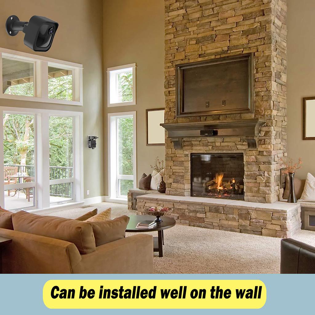 Durable Wall Mount Bracket for Blink Indoor / Outdoor 4 Camera 360 Degree Flexible Placement for Better Monitoring