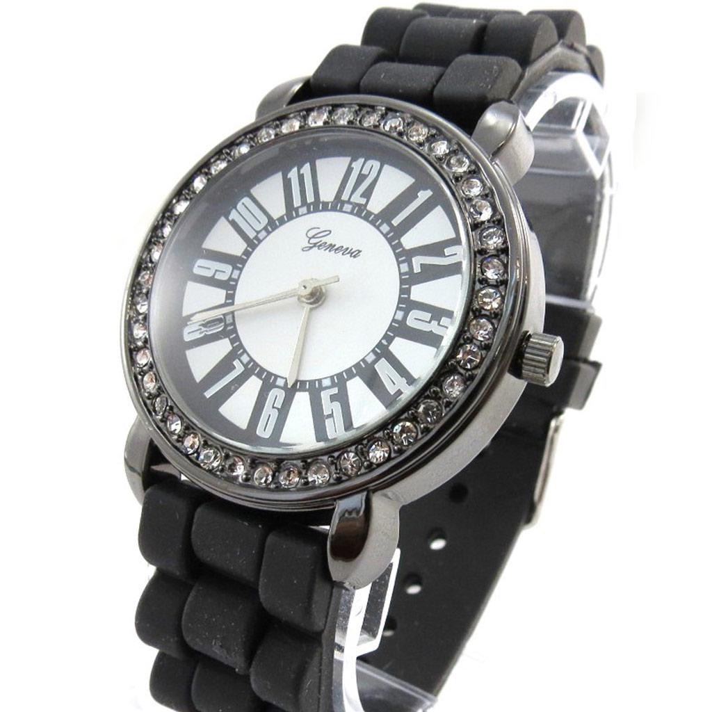 Les Trésors De Lily [J1289] - Black 'Absolu' Design Watch