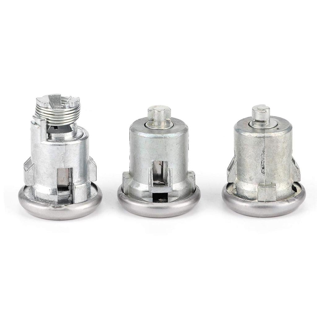 Door Trunk Key Kit, Iron Door Lock Cylinder 654394765282 Replacement Door Lock Set with Keys and Washers for Various Vehicles