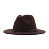 Hot-selling Top Hat, Ethnic Style Cow Label, Western Cowboy Top Hat, Rolled Brim, Retro Riding Hat, Woolen Felt Hat
