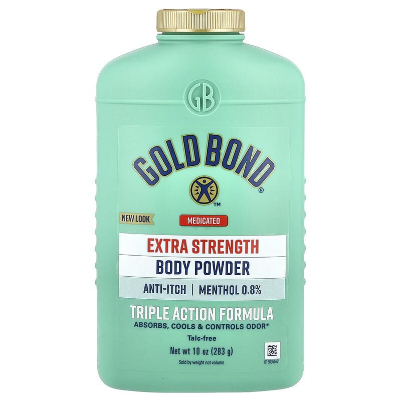 Medicated, Body Powder, Triple Action Formula, 10 Oz (283 G)