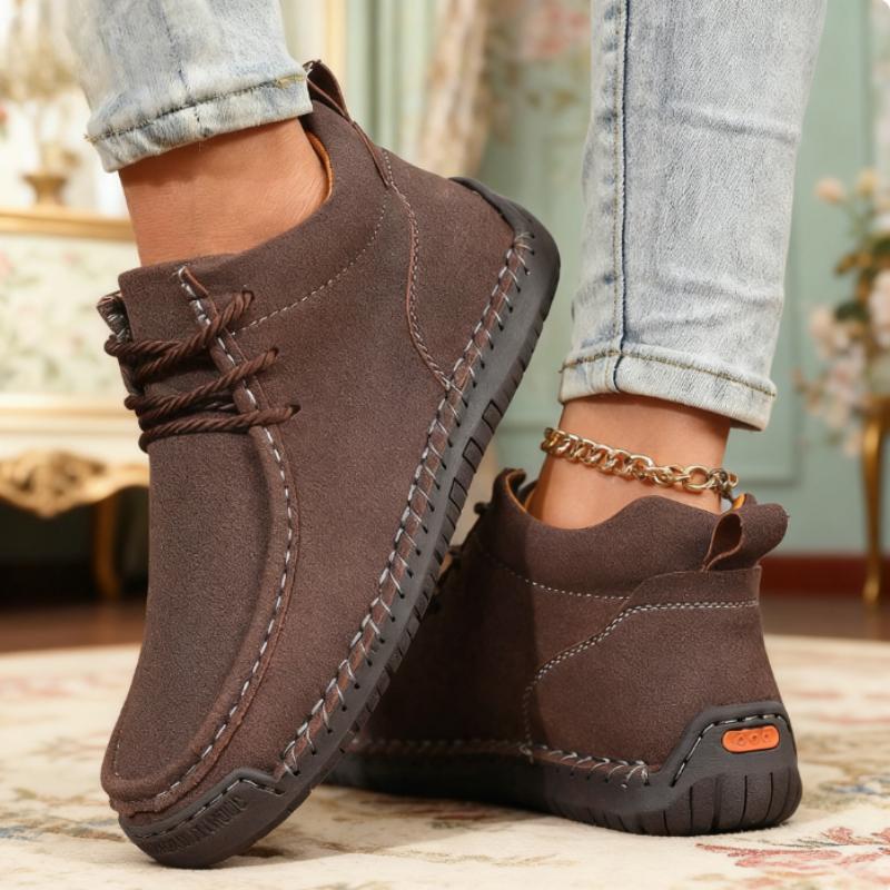 Женские мокасины Повседневные Удобные Натяжные Повседневная обувь на плоской подошве Износостойкая Легкая Уличные лоферы Женская обувь для ходьбы 36 коричневый 4950₽