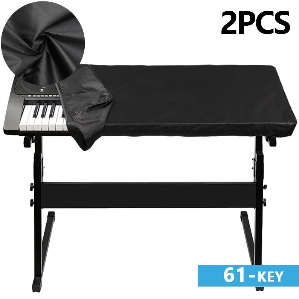 61/88-Key Electronic Piano Cover Dustproof Waterproof Musical Instrument Protector Keyboard Cover with Adjustable Drawstring