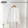 Women's Pure Cotton Loose-Fit Long-Sleeve T-Shirt