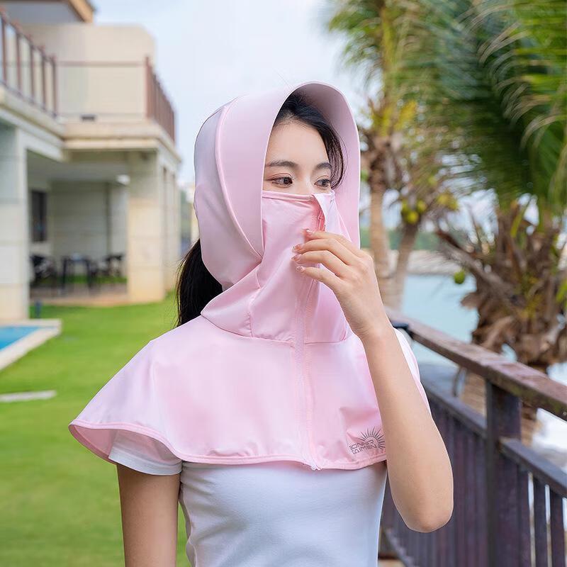 Ice Silk Sun Protection Cycling Shawl Hat