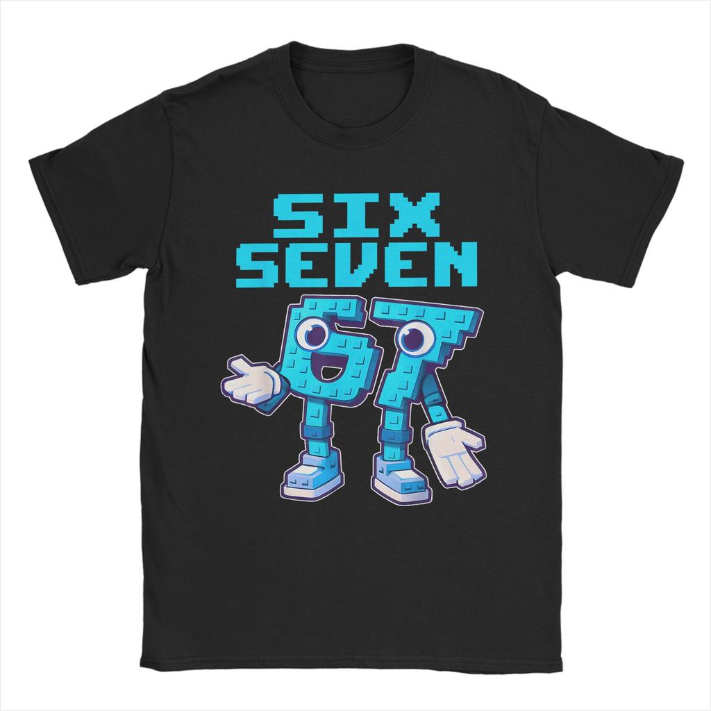 67 Six Seven 67 Funny Italian Brainrot TShirts Unisex Casual 100 Cotton Tees Crewneck Short Sleeve T Shirts Big Size Tops