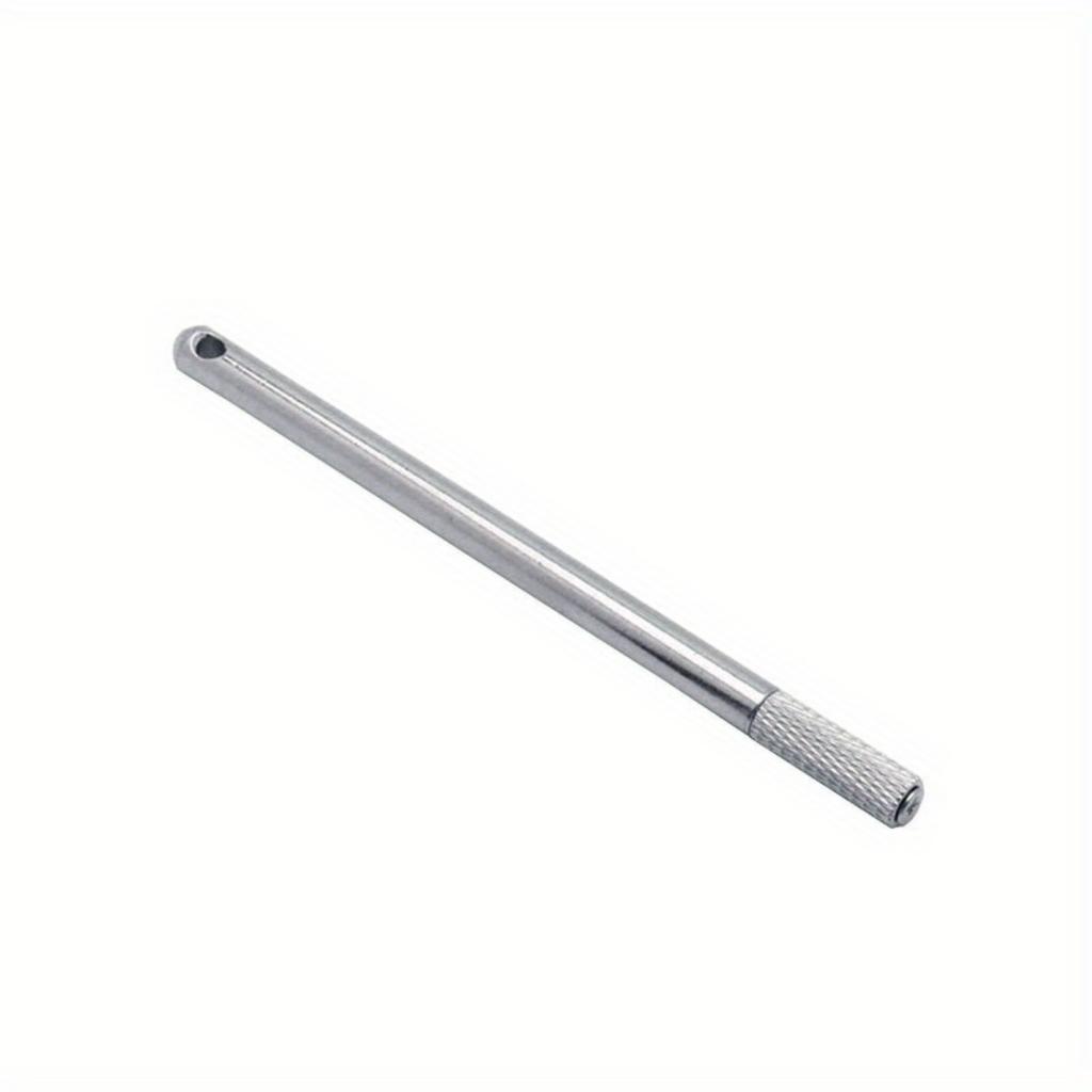 1pc Hand Leather Edge Oil Pen Stainless Steel DIY Leathercraft Side Oil Paint Roller Applicator Leather Dye Painting Tool