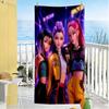Future Fashion Icons Beach Towel Quick-Dry Soft Microfiber Comfortable Lightweight