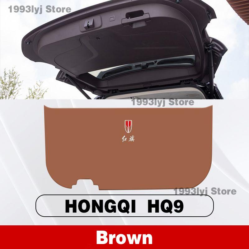Car Mats For HONGQI HQ9 Anti-kick Cushion for Trunk Accessories All Weather Dustproof Protection Pad
