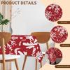 Christmas Snowflakes Square Tablecloth Washable Winter Holiday Festive Table Cloth Cover for Dining Party Picnic
