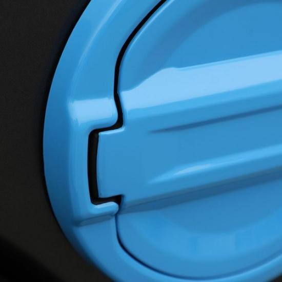 Blue Fuel Tank Cover Oil Gas Cap Cover Trim Decor For 2018+ Jeep Wrangler JL ABS