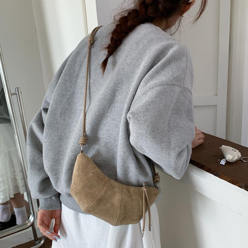 Retro Underarm Small Bag, Women's Croissant, Versatile Crossbody Dumpling Bag