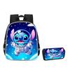 Stitch Peripheral Anime Backpack Men'S And Women'S School Bags