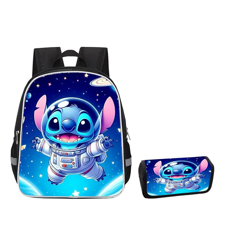 Stitch Peripheral Anime Backpack Men'S And Women'S School Bags