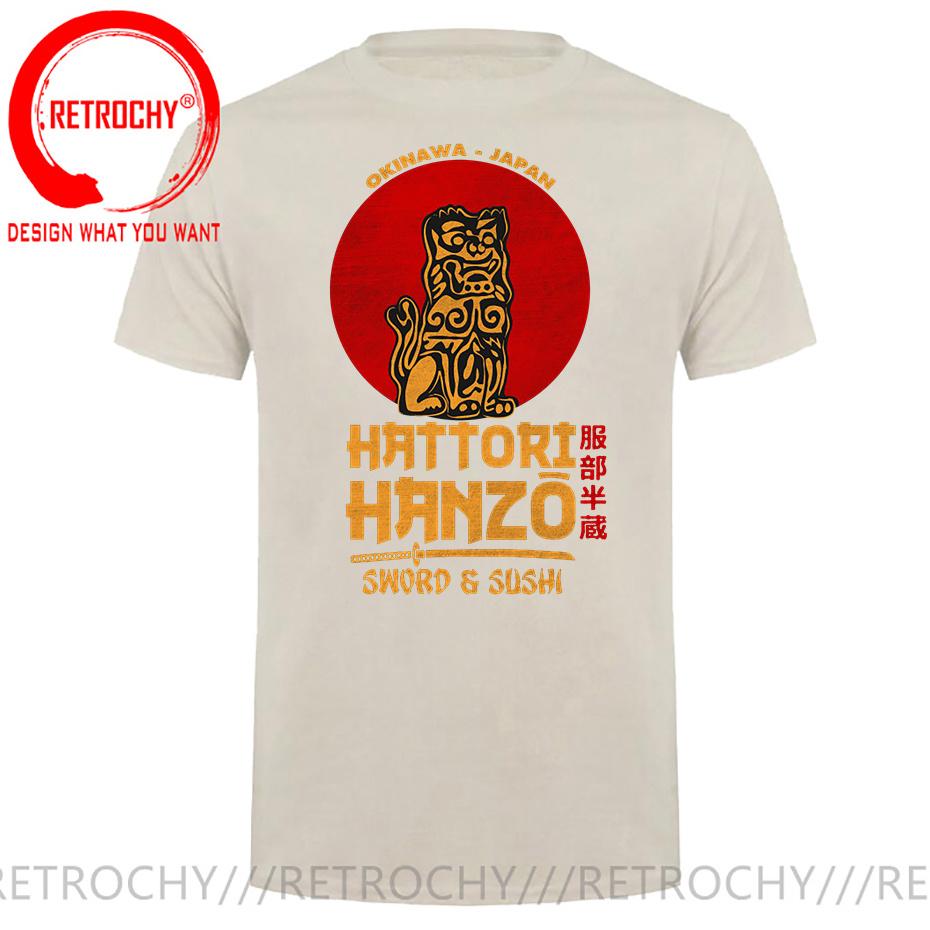 Unisexs Hattori Hanzo Sword And Sushi Quentin Tarantino T Shirt Unisex Harajuku Classic Tees For Unisex Unisex Casual Tee Shirt Tops Tees