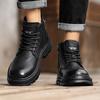Autumn and Winter Men's Boots Fashionable Classic Styles Business Office Outdoor Party High Quality Leather Shoes Hot