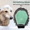 Pet Comb Dog Cat Bath Massage Gloves Double Sided Pet Bath Brush Cat Deshedding Comb  Bathing