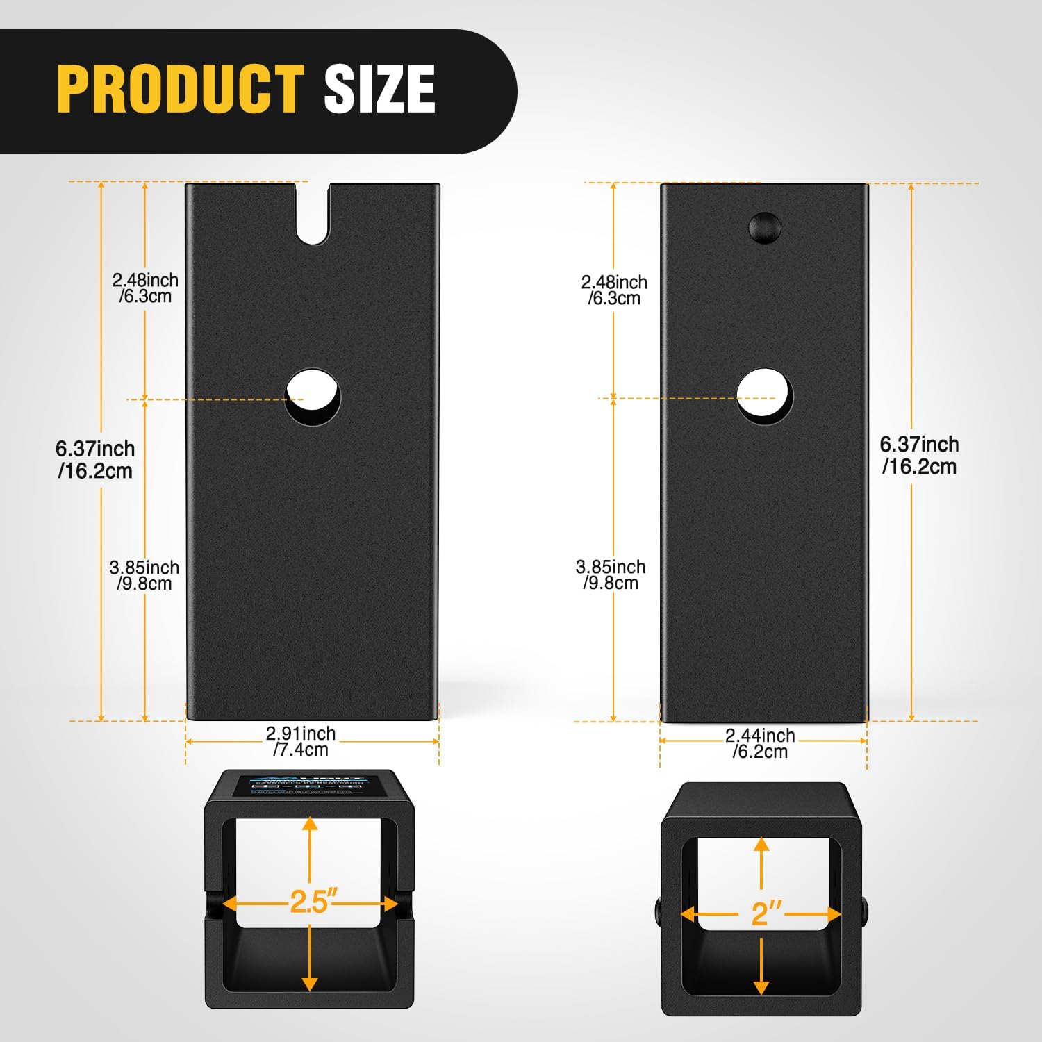 

Trailer Hitch Receiver Adapter 3 to 2-1/2 or 2 Extender Converter Sleeve Set for RV, Truck, Bike Rack & Cargo Carriers United States