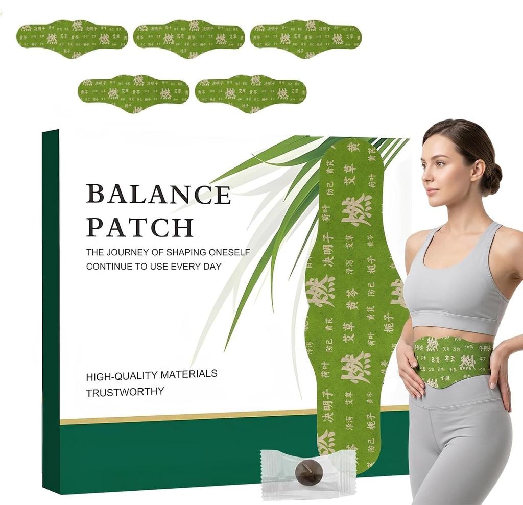 Wellbriza Japanese Herbal Balance Patch, Plant-Based Ingredients, Comfortable Adhesive Design, Balance Belly Button Patch Natural Detox & Slimmin
