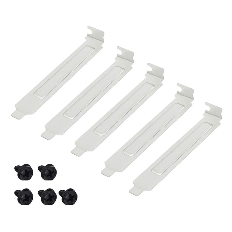 5 Stück 12 cm Metall-PCI-Steckplatzabdeckungen Staubschutzbleche für PC-Erweiterungssteckplätze Bieten lange Beständigkeit gegen Staub und Abnutzung