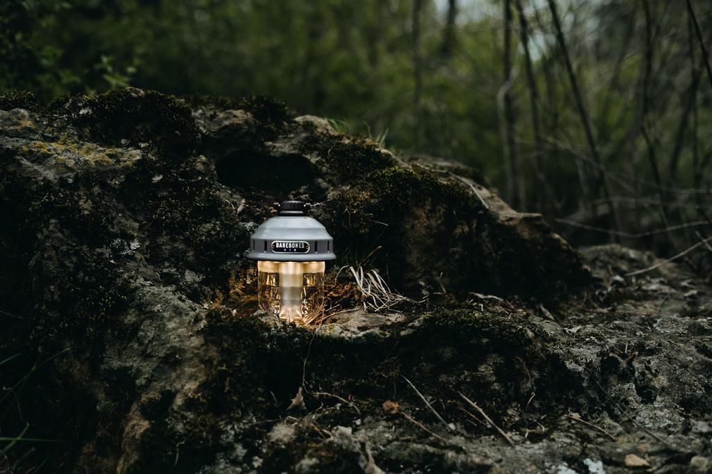 Barebones Living Beacon Light LED Lantern, Outdoor Camping Light, LIV-234, Slate Gray [Parallel Import]