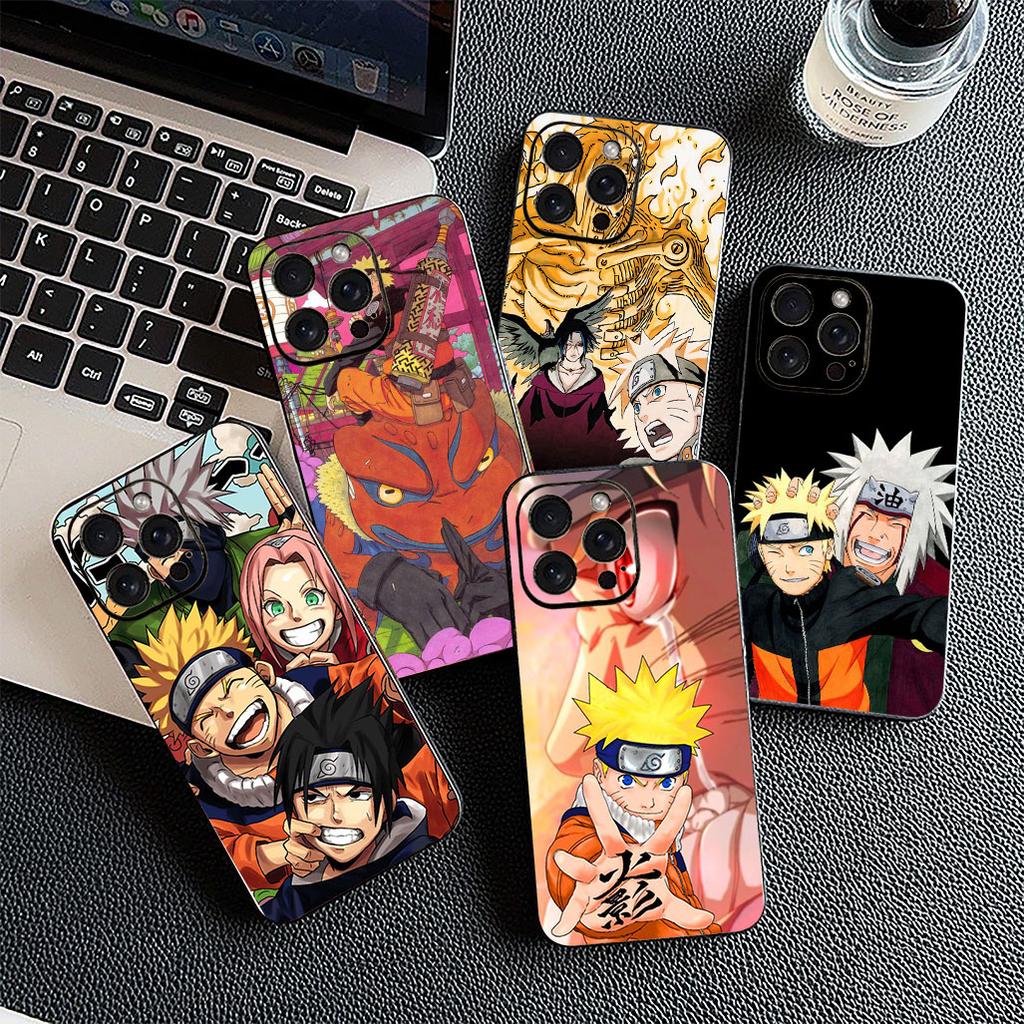 Soft Cover for Apple iPhone 17 Pro XS Max Air 6 7 8 Plus 5 + SE 2022 SE2 16E Casing Phone Case Jiraiya Narutos Sasuke