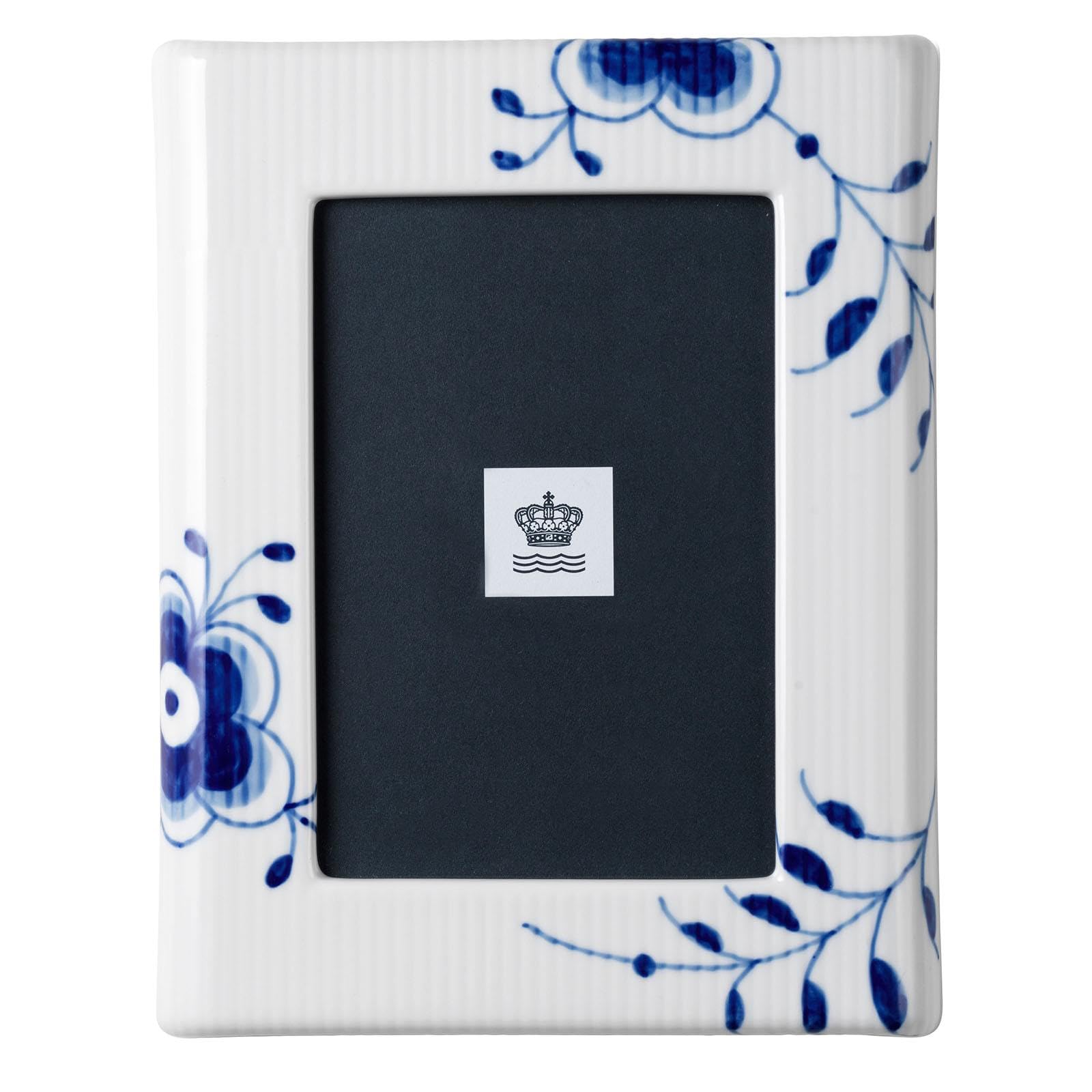 

[Officially Imported] Royal Copenhagen Blue Fluted Mega Photo Frame, 16.5 x 21 cm, 1072398