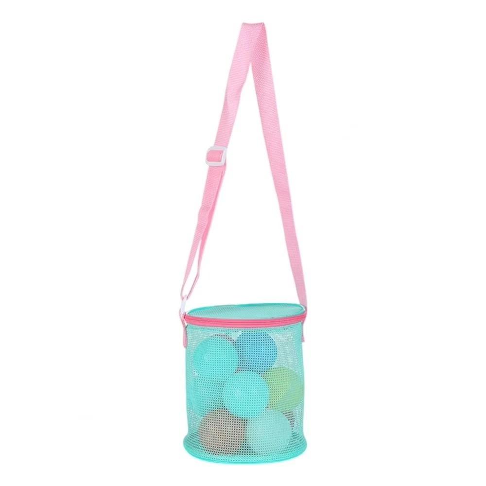 Portable Shelling Collecting Tools Beach Mesh Bag Extra-Large Adjustable Straps Beach Storage Bags Net Backpack Bags Beach