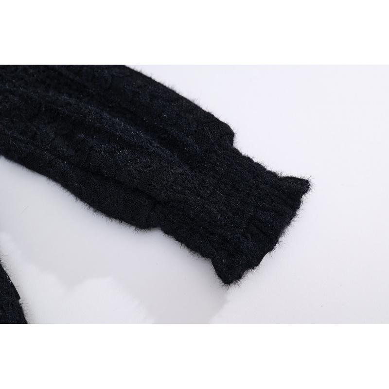 Children's Fleece-Lined High-Neck Base Shirt Winter New Style Girls' Korean Version Lace Long-Sleeve Thickened Top