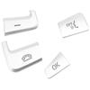 Hot Interior Mouldings 12Pcs Car Styling Steering Wheel Button Covers Trim Stickers For Mercedes Benz GLC X253 2015 2016 & C Cla