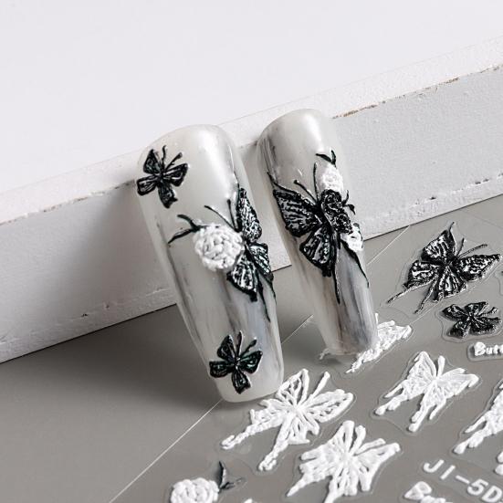 Ins Style for Nail Glossy Stickers Long-Lasting 5D Finish Perfect Nail Decoration Nail Art Sticker