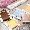 Plastic Embroidery Thread Organizers Set Includes 200 Floss Bobbins And Manual Bobbins Winder for Craft Projects