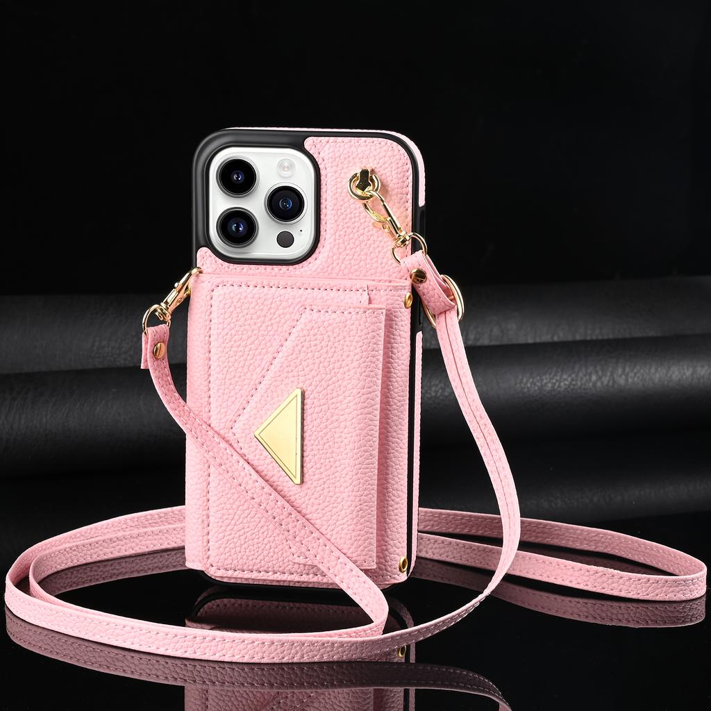 Crossbody Strap Multi Card Slot Flip Wallet Leather Case For iPhone 15 14Plus 13 12 11Pro Max /Samsung S23 S22 S21 Ultra S20Plus S23 S21FE A14 A54 A53