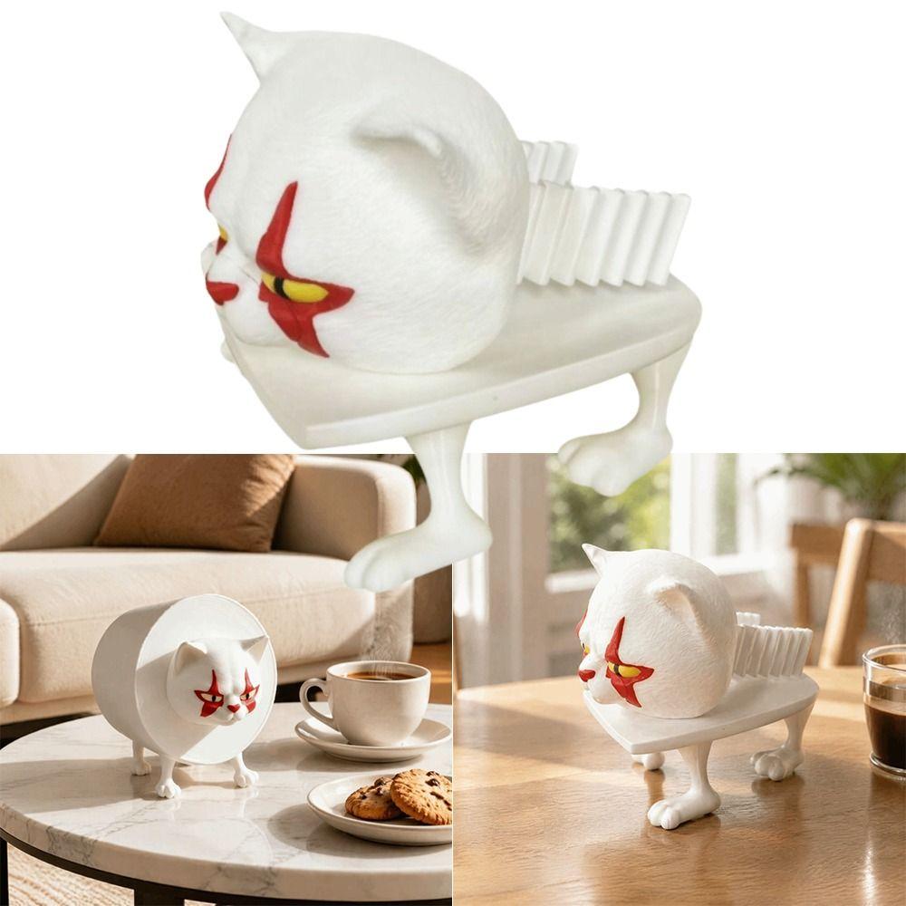 3D Printed Cat Toilet Roll Holder Tissue Storage Organizer Cat Toilet Paper Holder Home