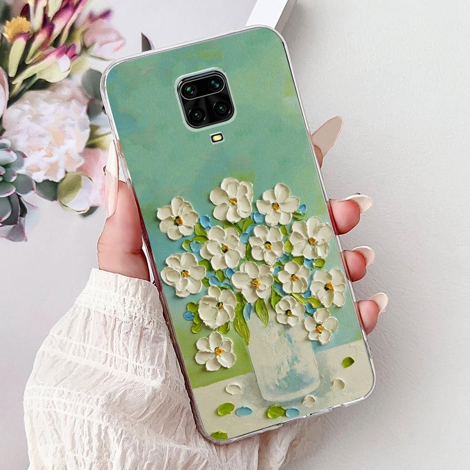 For Xiaomi Redmi Note 9 Pro Case Luxury Painted Cover Soft Silicone Phone Case For Redmi Note 9 Pro Max Note9 S 9S Fundas Bumper