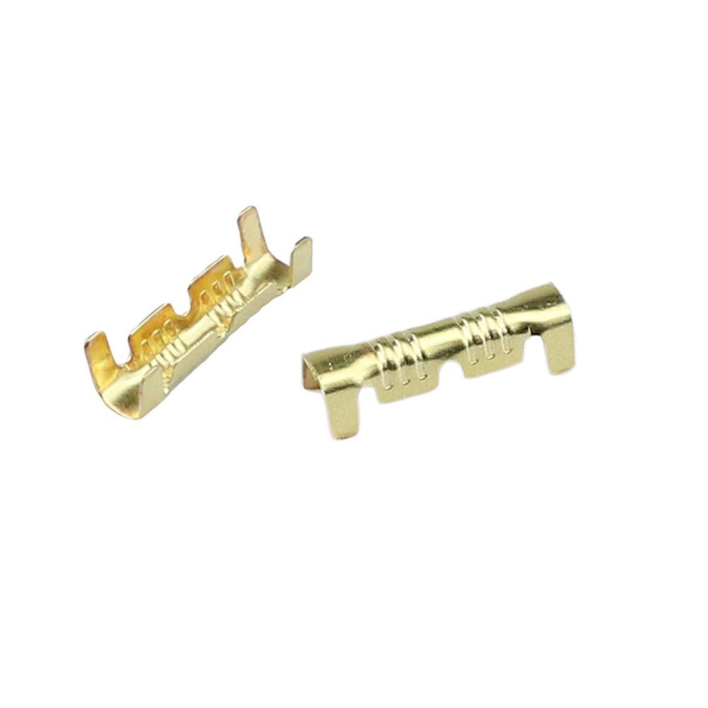 100/200Pcs Tab Cold Inserts Terminals 453 U-Shaped 0.3-1.5mm2 Wire Connector Terminals Pressing Button Quick Connect Terminal