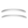 Steering Wheel Covers White Carbon Pattern - Set of 2 Pcs. 36-38 Cm