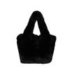 Elegant Plush Women's Handbag: Trendy, Fashionable, Versatile Autumn/Winter Bucket Bag