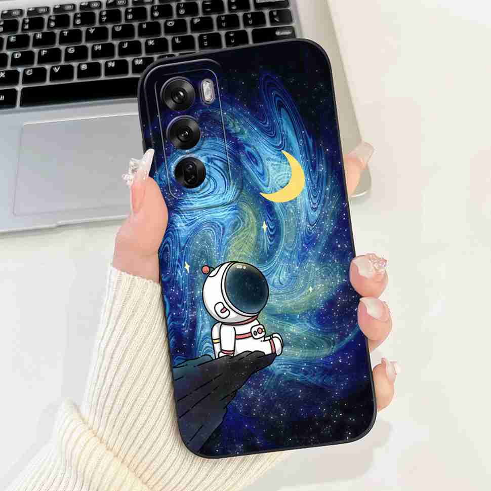 Silicone Case For Oppo Reno12 5G Colorful Small Cat Soft Cover For Oppo Reno 12 F 12F Reno12 FS 5G Protectors Cases Coque