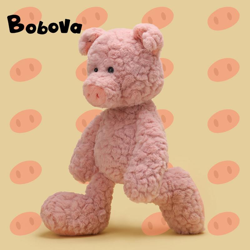 6 Styles Animal 40cm Crocodile bathing Plush Doll Kawaii Sheep Fox Wolf Stuffed Doll Kid Sleeping Company Pillow Birthday Gift