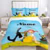Custom Textile Fantasy World Bedding 3 Piece Set HD Print Duvet Cover Pillowcases for Teens Adult Bedroom Decoration