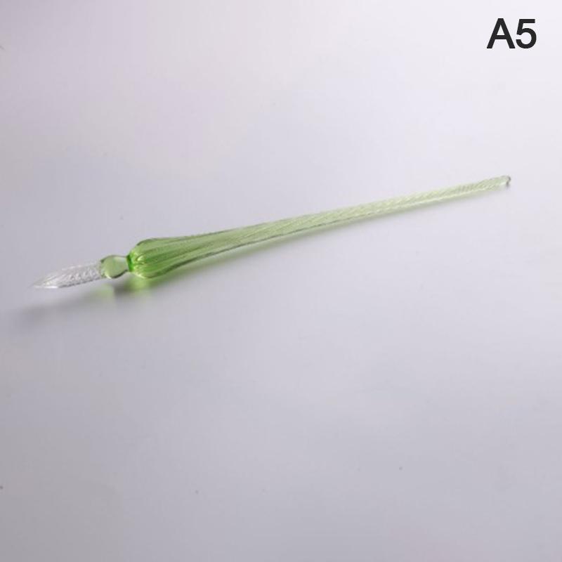 1ks Vintage ručně vyráběné skleněné namáčecí inkoustové plnící pero Kanceláře psacích nástrojů